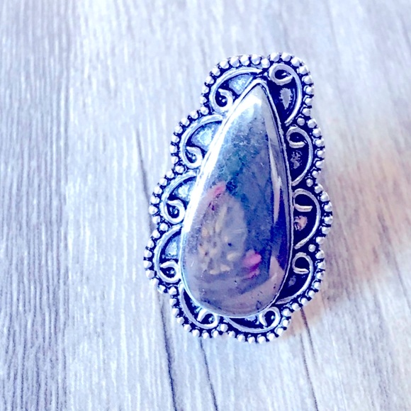 Apache Pyrite Antique Design Ring - Picture 3 of 8